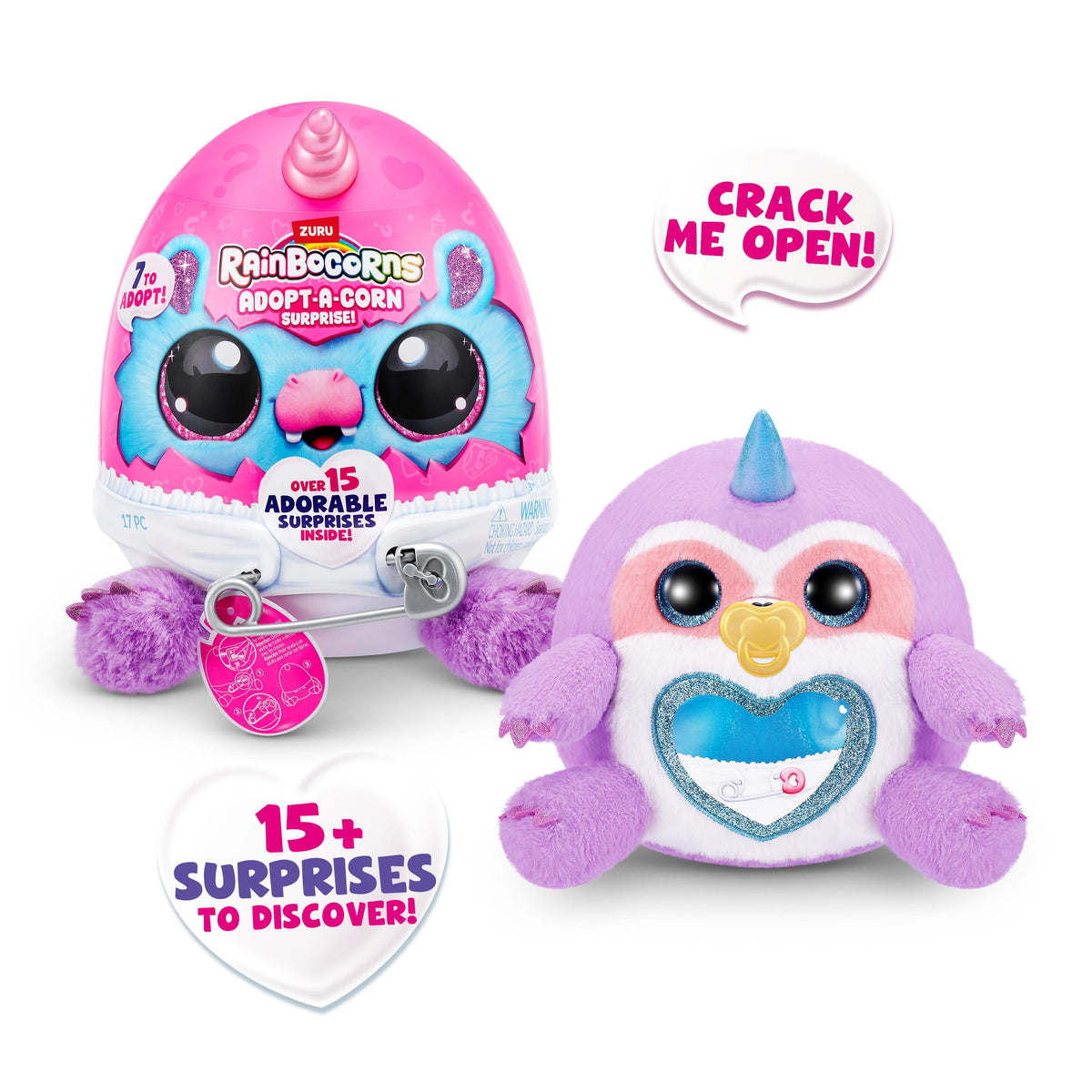 ألعاب قطيفة للشخصيات - Rainbocorns Adopt-A-Corn Surprise Collectible Toy for Kids