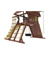 Kiddoro Discovery Den Kids Swing Set – Slide, Swings & Climbing Features