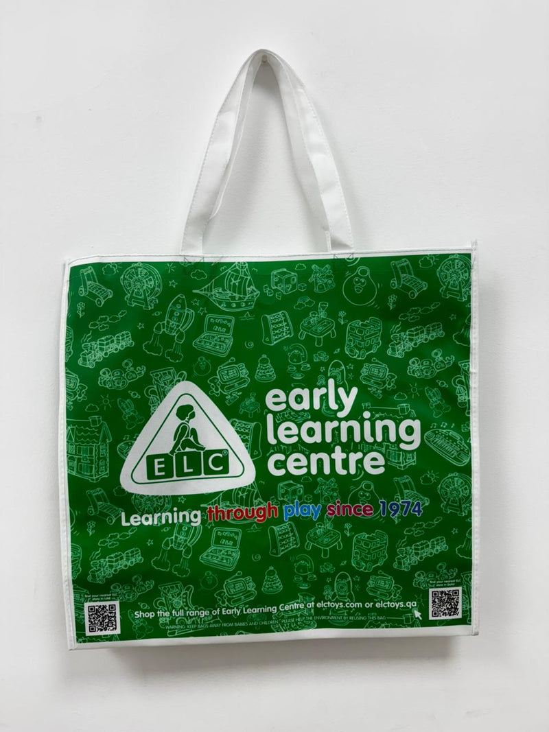 إيرلي ليرنينغ سنتر Deluxe Eco Reusable Sustainable Gift & Shopping Bag (٥٣x٢٢x٥٠)