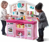 Step2 Fun With Friends Kitchen Playset for Kids (Pink) - Pretend Cooking Toy for Toddlers & Children