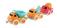 ELC Whizz World Construction Vehicle Magnetic Trio Set