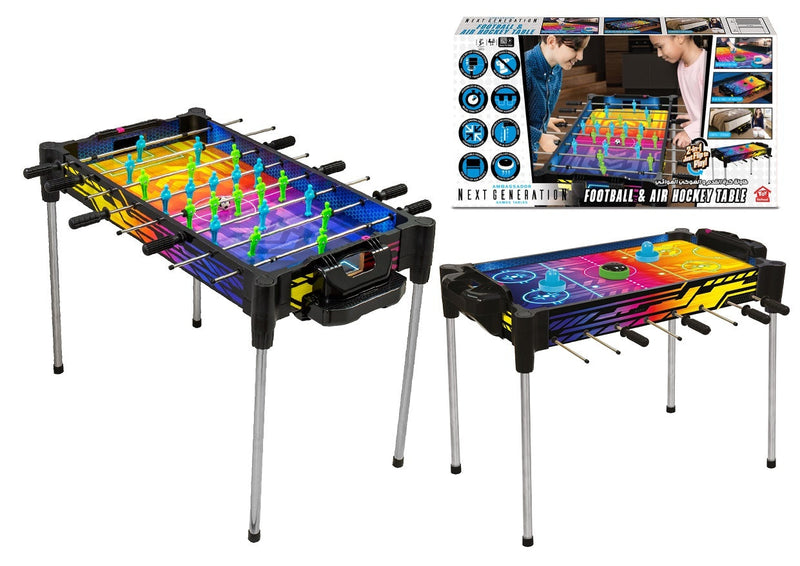 Toy School 2-in-1 Football & Air Hockey