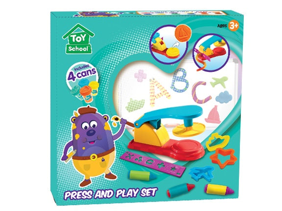 Toy School Dough Press and Play Set