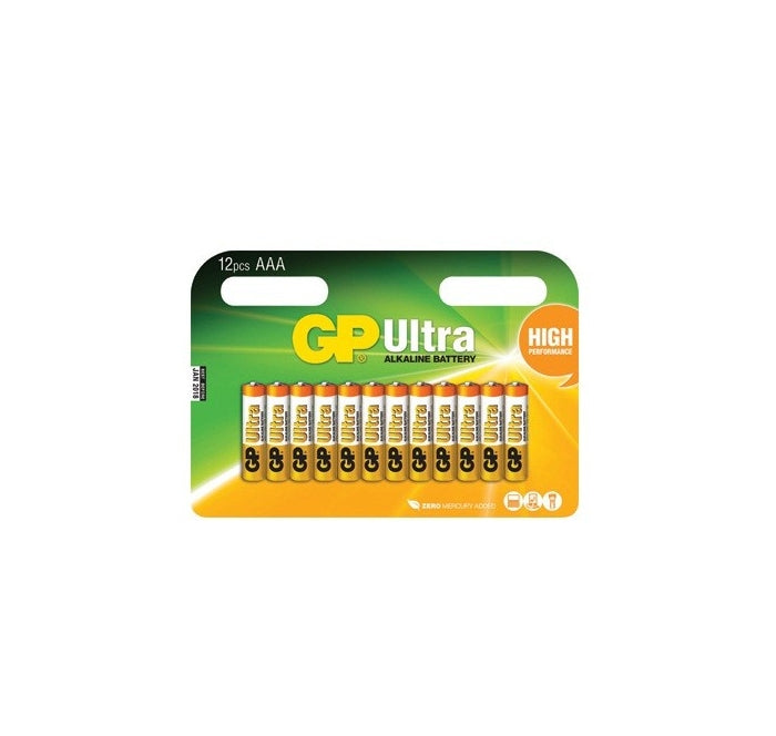 GP AAA Ultra Alkaline Pack Of 12