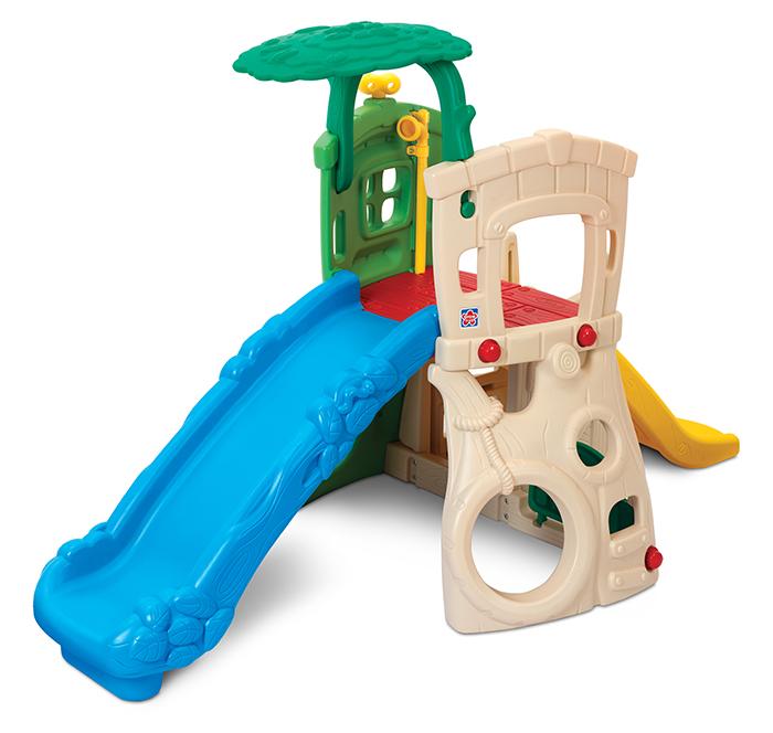 Grow'N Up Double Slide Climb 'n Hide Jungle