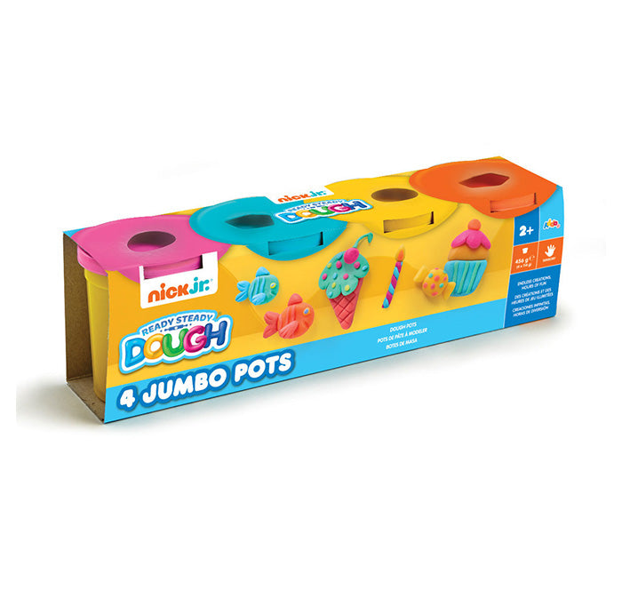 ELC Nick Jr. Ready Steady Dough 4 Jumbo Pots (styles Vary)