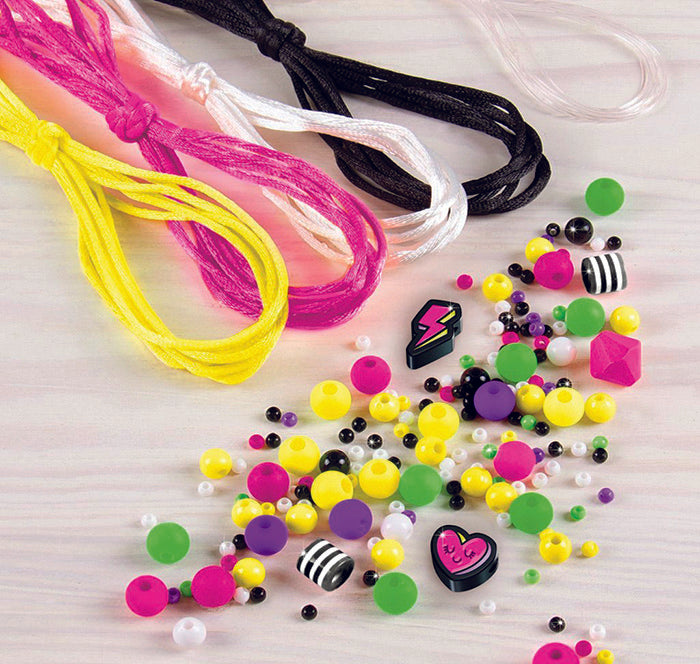 Make It Real Neon Black & White Bracelets