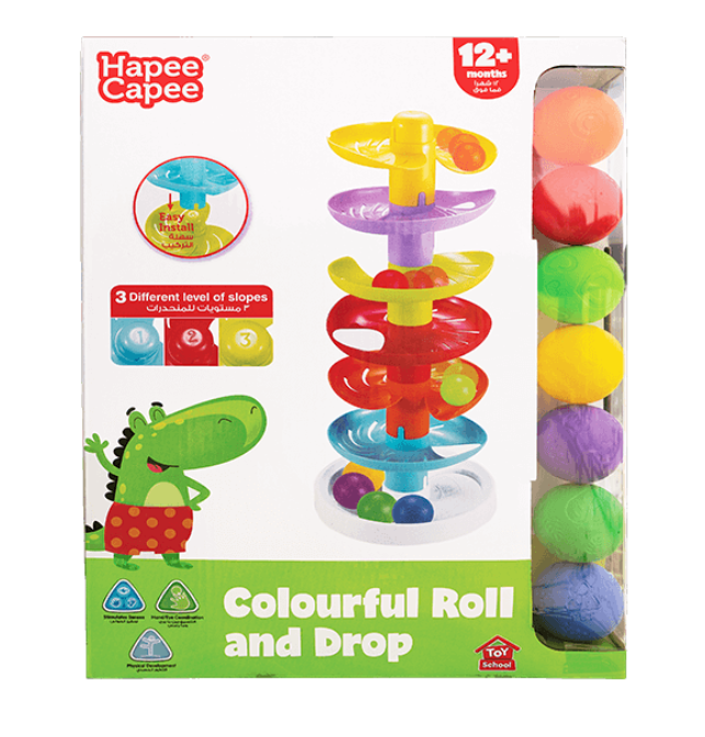 Hapeecapee Colorful Roll And Drop